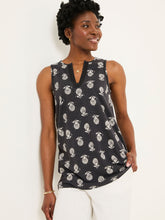Tessa Black Mono Shells Jersey Tunic