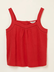 Carly Red Cami Top