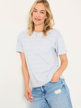 Lily Light Blue Stripe T Shirt