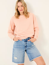 Georgia Coral Pink Crew Sweatshirt