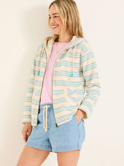 Ally Natural Homespun Zip Through Hoodie
