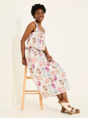 Brooke Multi Botanical Beeble Midi Skirt
