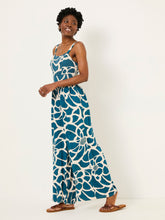Ruby Teal Blue Shibori Ruby Jumpsuit
