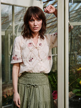 Airee Ivory Beeble Embroidered Blouse