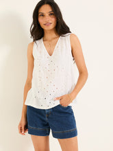 Etta White Printed Cami