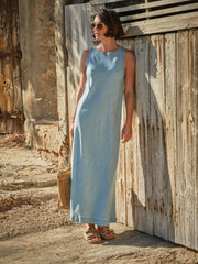 Iris Light Blue Denim Dress