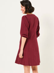 Anais Burgundy Red Dress