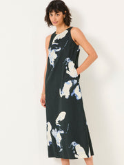 Iris Navy Floral Placement Dress