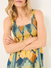 Aria Multi Abstract Midi Dress