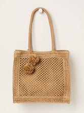 Natural Straw Shopper Bag