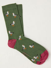 Green Seagull Men's Socks