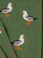 Green Seagull Men's Socks