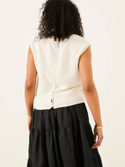 Clover Ivory Crochet Top