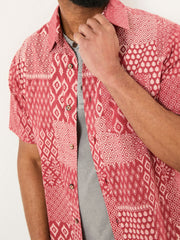 Terracotta Patch Short Sleeve Shirt
