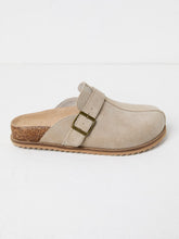 Elda Stone Suede Clogs