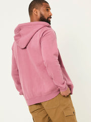 Brooke Heather Purple Zip Through Hoodie