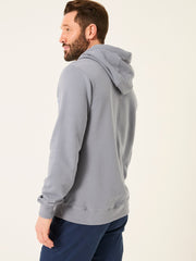 Dusky Blue Boat Graphic Overhead Hoody