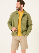 Lowe Khaki Green Lowe Loop Back Light Weight Jacket