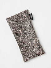 Black Leaf Print Sunglasses Case
