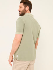 Sage Green Pique Polo