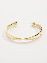 Gold Coloured Twist Detail Bangle