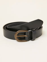 Black Heart Stud Detail Leather Belt
