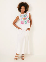 Fliss Ivory Embroidered Cami