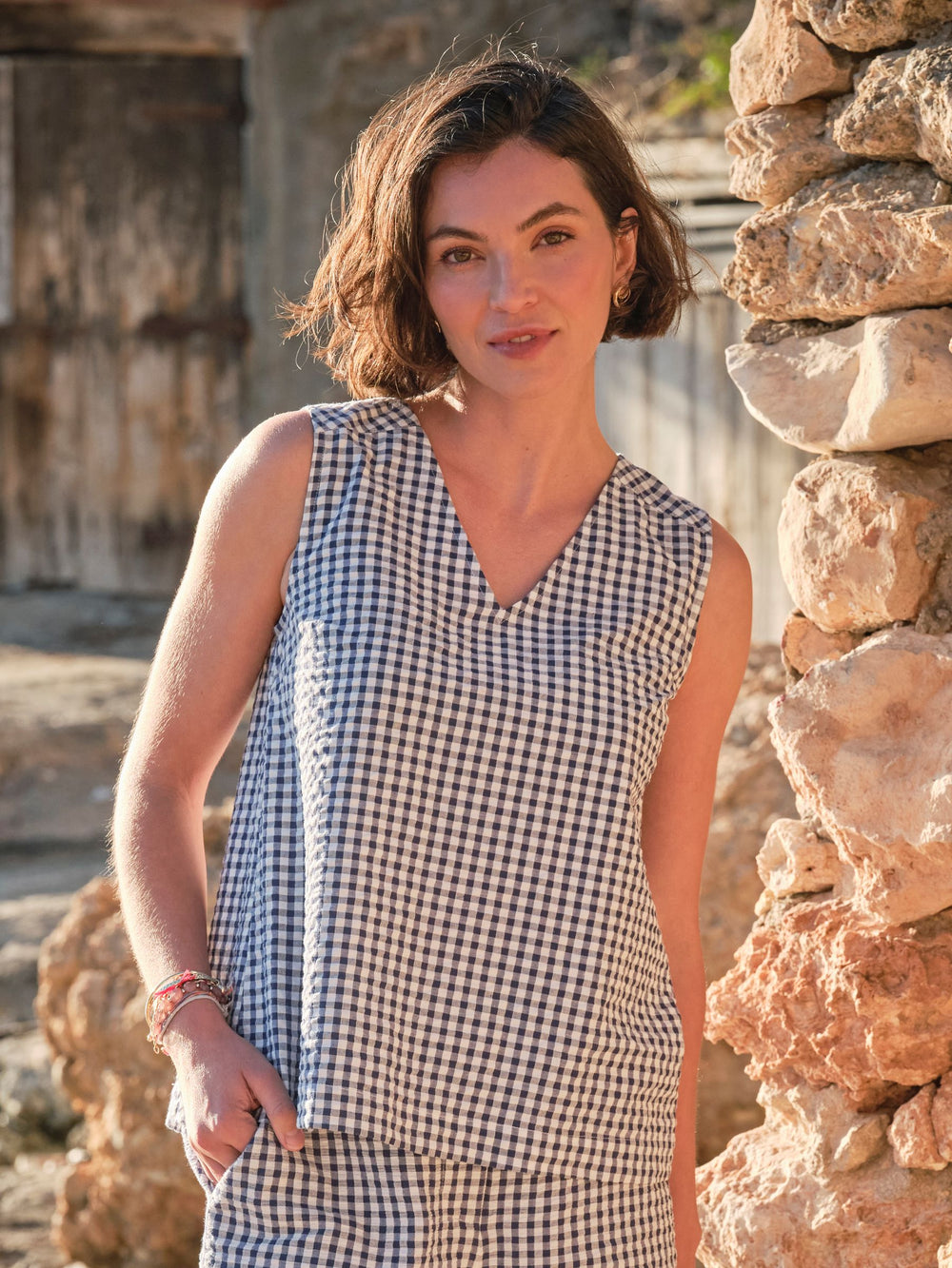 Navy Etta Cami