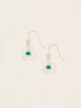 Silver Tone Filagree Drop Earrings