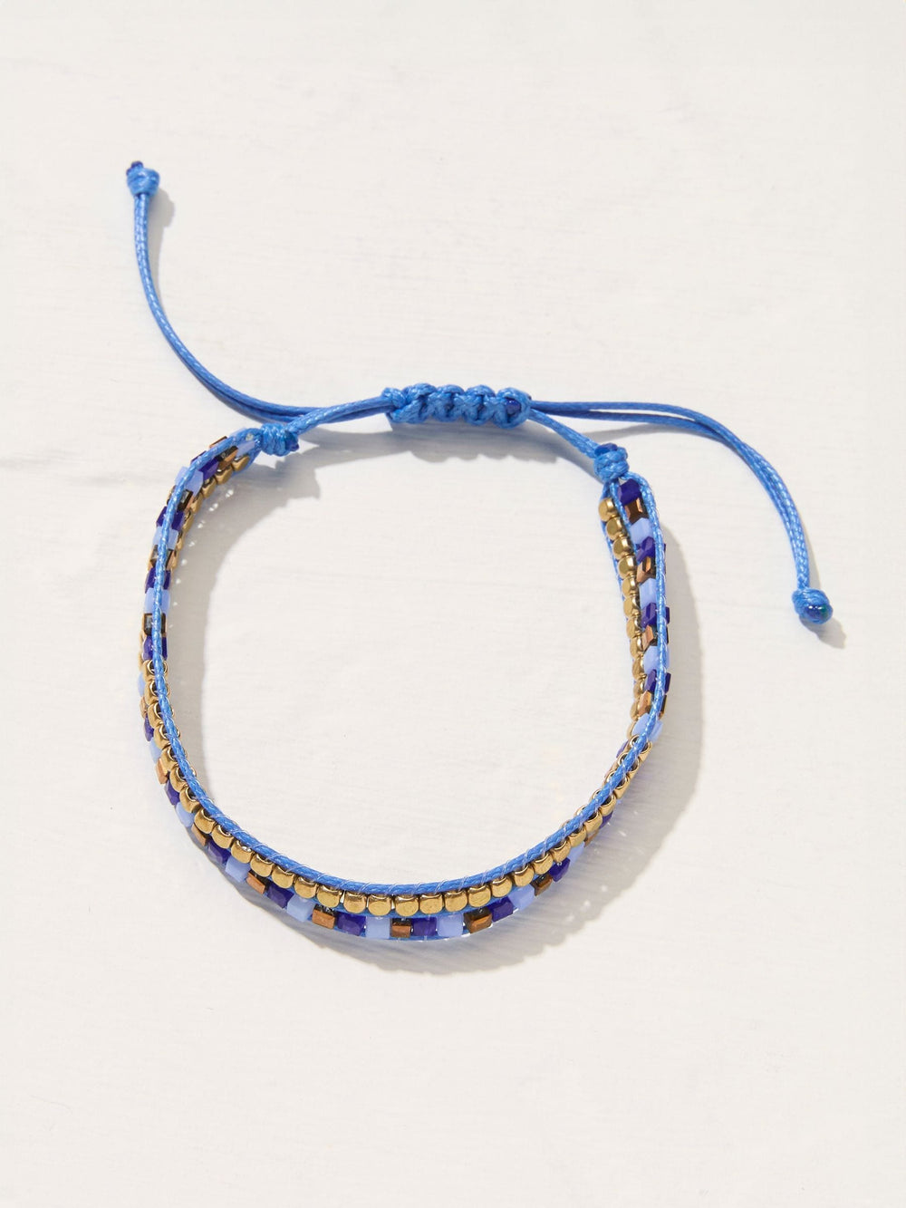 Blue Woven Bracelet