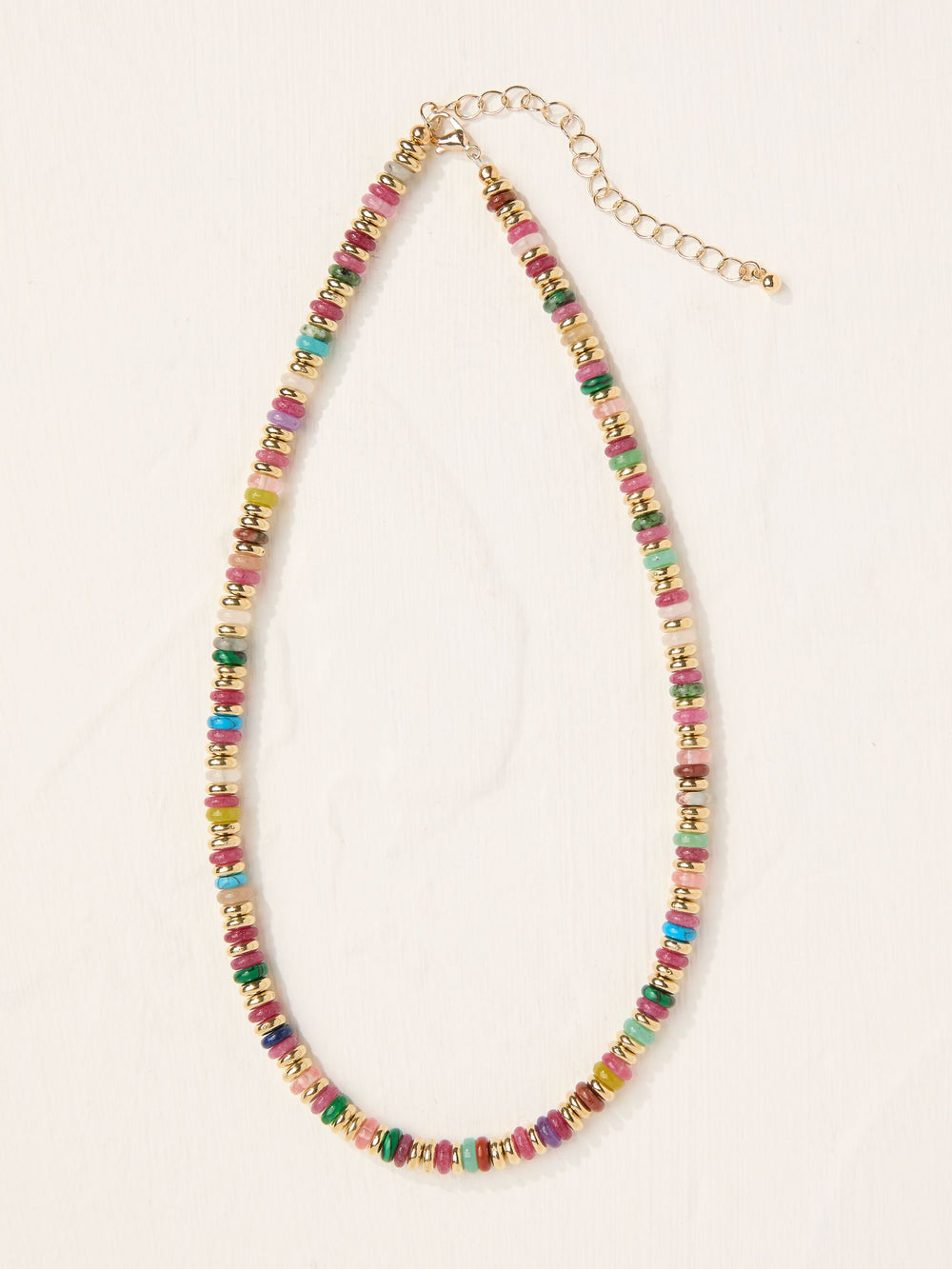 Multi Bright Beaded Necklace