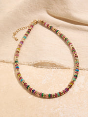 Multi Bright Beaded Necklace