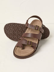 Chocolate Brown Toe Post Sandal