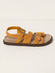 Ochre Yellow Toe Post Sandal