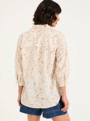Whitney Ivory Paisley Shirt