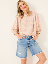 Amy Pink Stripe Blouse