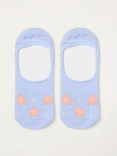 Blue Starfish Footsie Socks