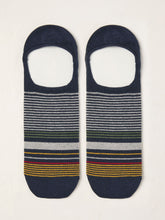 Blue Stripe Footsie Socks