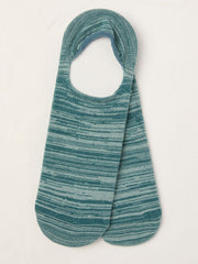 Teal Blue Footsie Socks