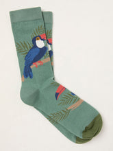 Green Toucan Men's Socks