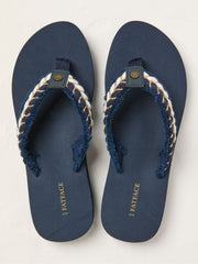 Navy Pentle Flip Flop