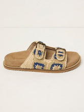 Blue Crochet Meldon Sandal