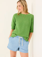 Maysie Green Knitted T-Shirt