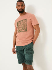 Dusky Pink Tile Print Tshirt