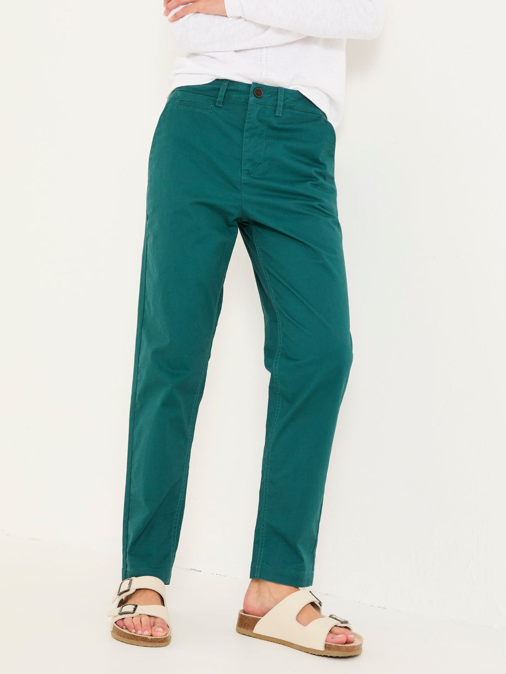 Rye Teal Blue Chino Trousers