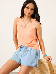 Bella Peach Pink Vest Top