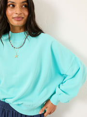Lara Blue Crew Sweatshirt