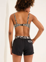 Hove Black Geo Board Shorts