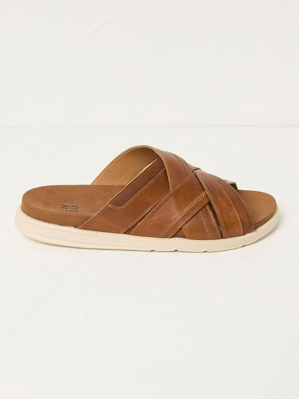 Hinton Tan Brown Sliders