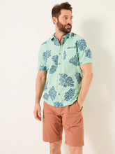 Green Banana Leaf Short Sleeve Shirt